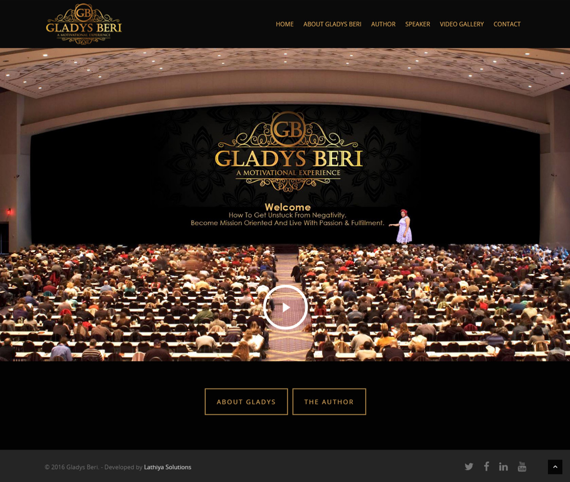 Gladys Beri Motivational Speaker Personal Informative Experience Sharing Website