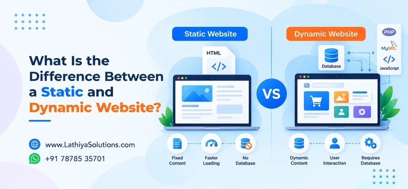 What Is the Difference Between a Static and Dynamic Website