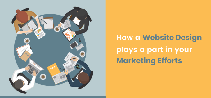 how a website design plays