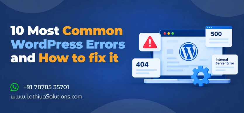 10 Most Common WordPress Errors and How to Fix Them