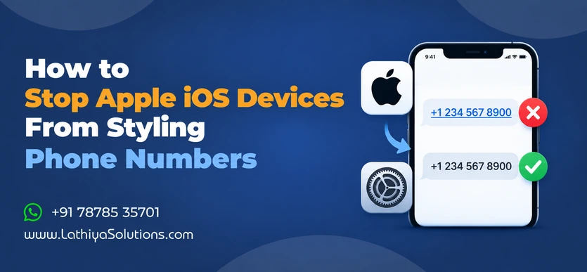 How to Stop Apple iOS Devices from Styling Phone Numbers