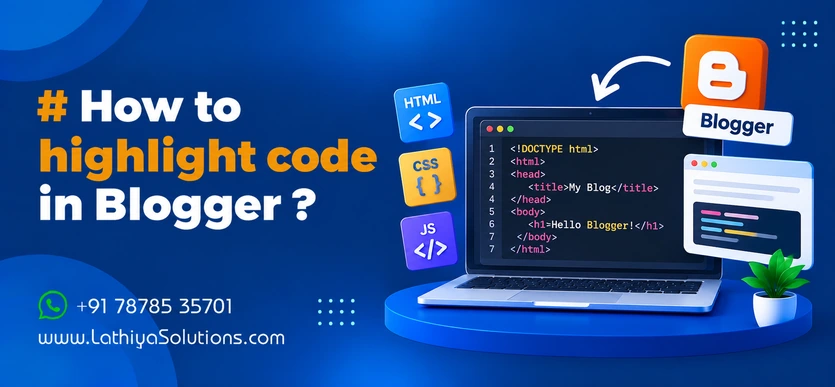 How to Highlight Code in Blogger