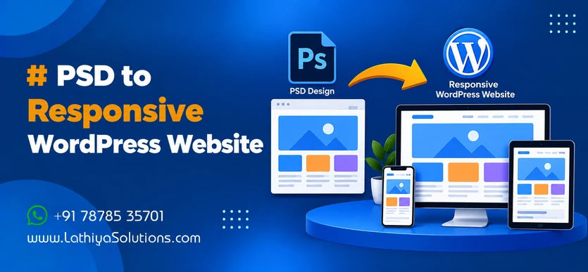 PSD to Responsive WordPress Website