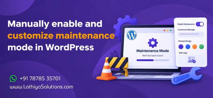 Manually Enable and Customize Maintenance Mode in WordPress