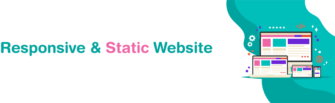 Responsive Static Website development and design