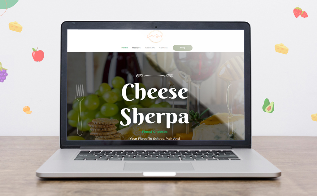 Cheese Sherpa Receipe Blog Website