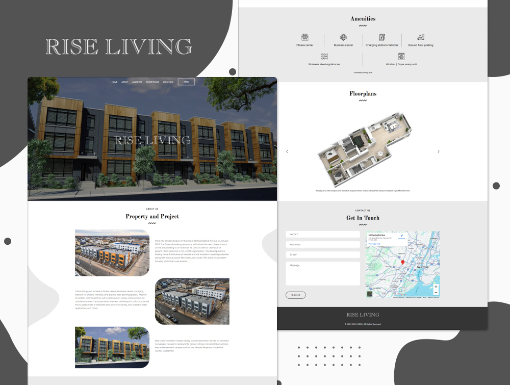 Rise Living Real Estate Website