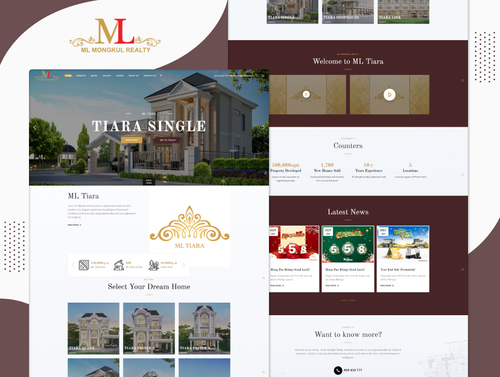ML Mongkul Realty Real Estate Website