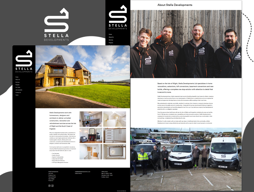 stella developments Real Estate Website