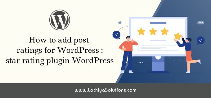 How to add post ratings for WordPress