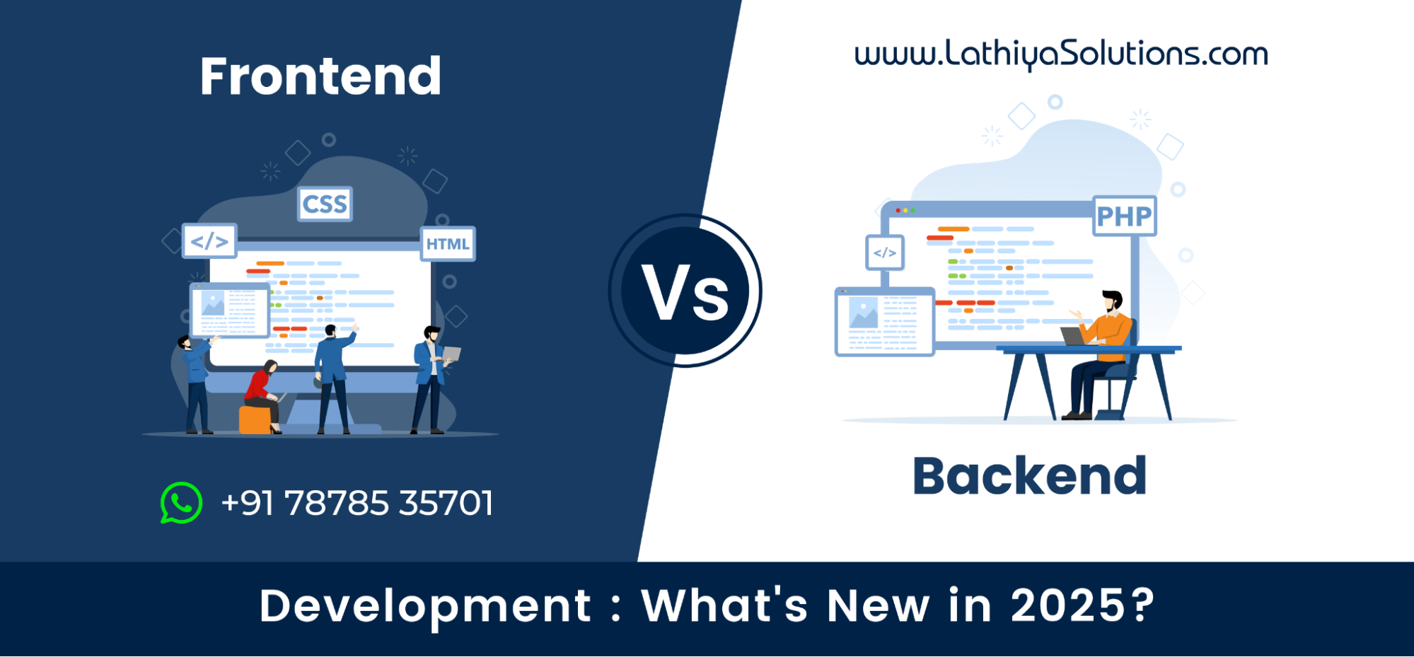 Frontend vs Backend Development : What’s New in 2025?